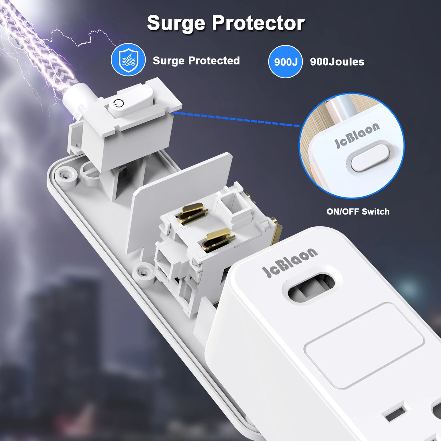 US Plug AC Outlets Multitap Socket
