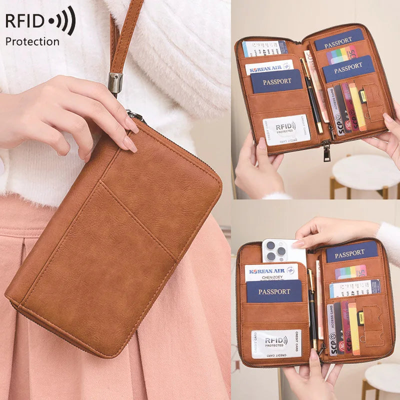 RFID Anti-magnetic Long Wallet