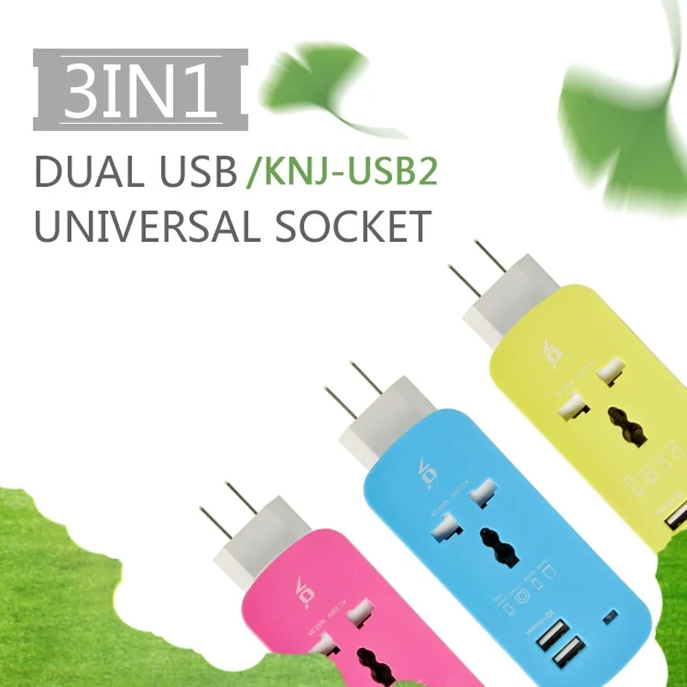 Melery Power Strip Travel Adapter