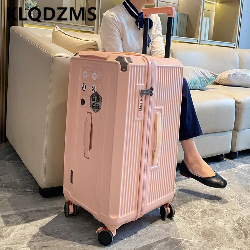 KLQDZMS Women's Wheels Luggage
