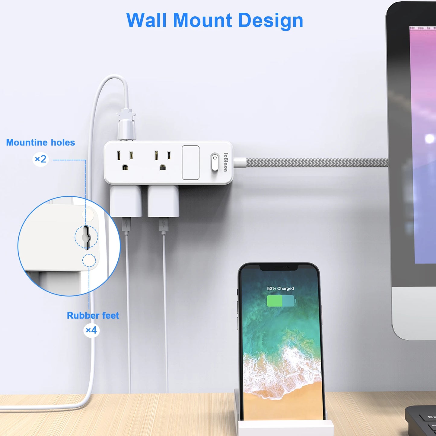 US Plug AC Outlets Multitap Socket
