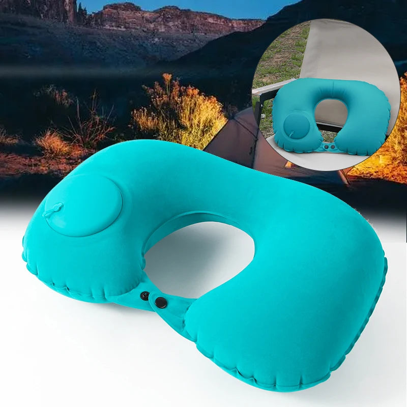 U-shaped Automatic Air Inflatable Pillow