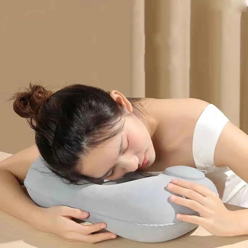 U-shaped Automatic Air Inflatable Pillow