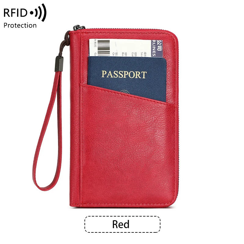 Travel Passport Clip Wallet