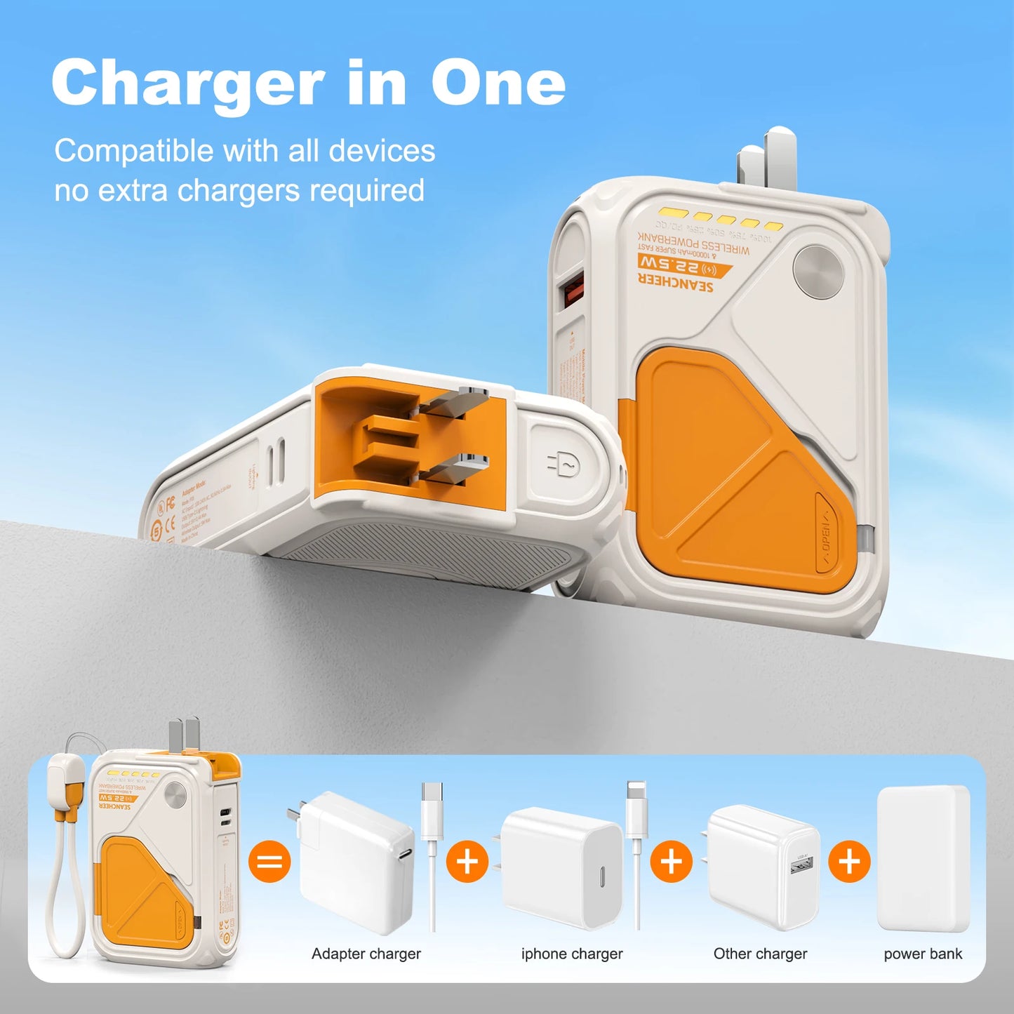 Multifunctional Power Bank Magnetic