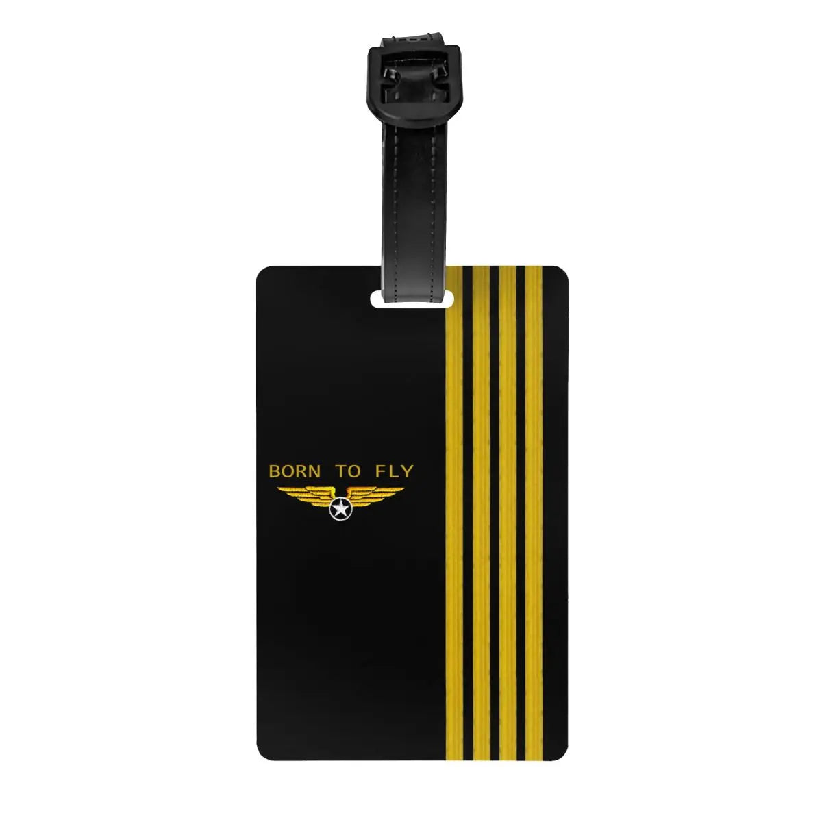 Born To Fly Flight Pilot Luggage Tag