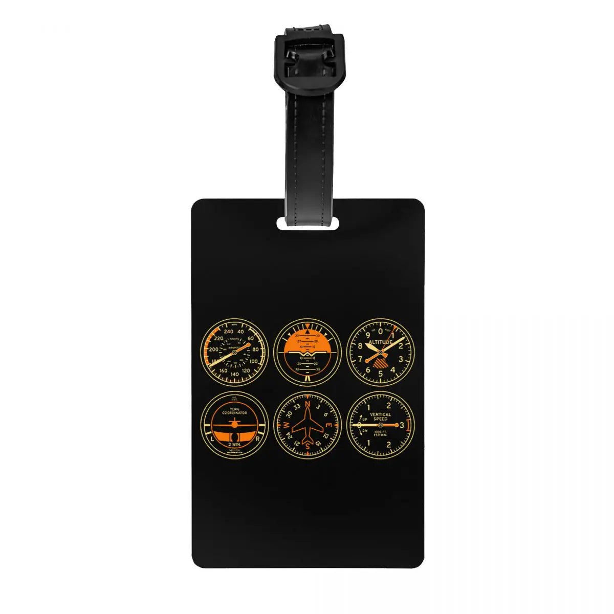 Born To Fly Flight Pilot Luggage Tag