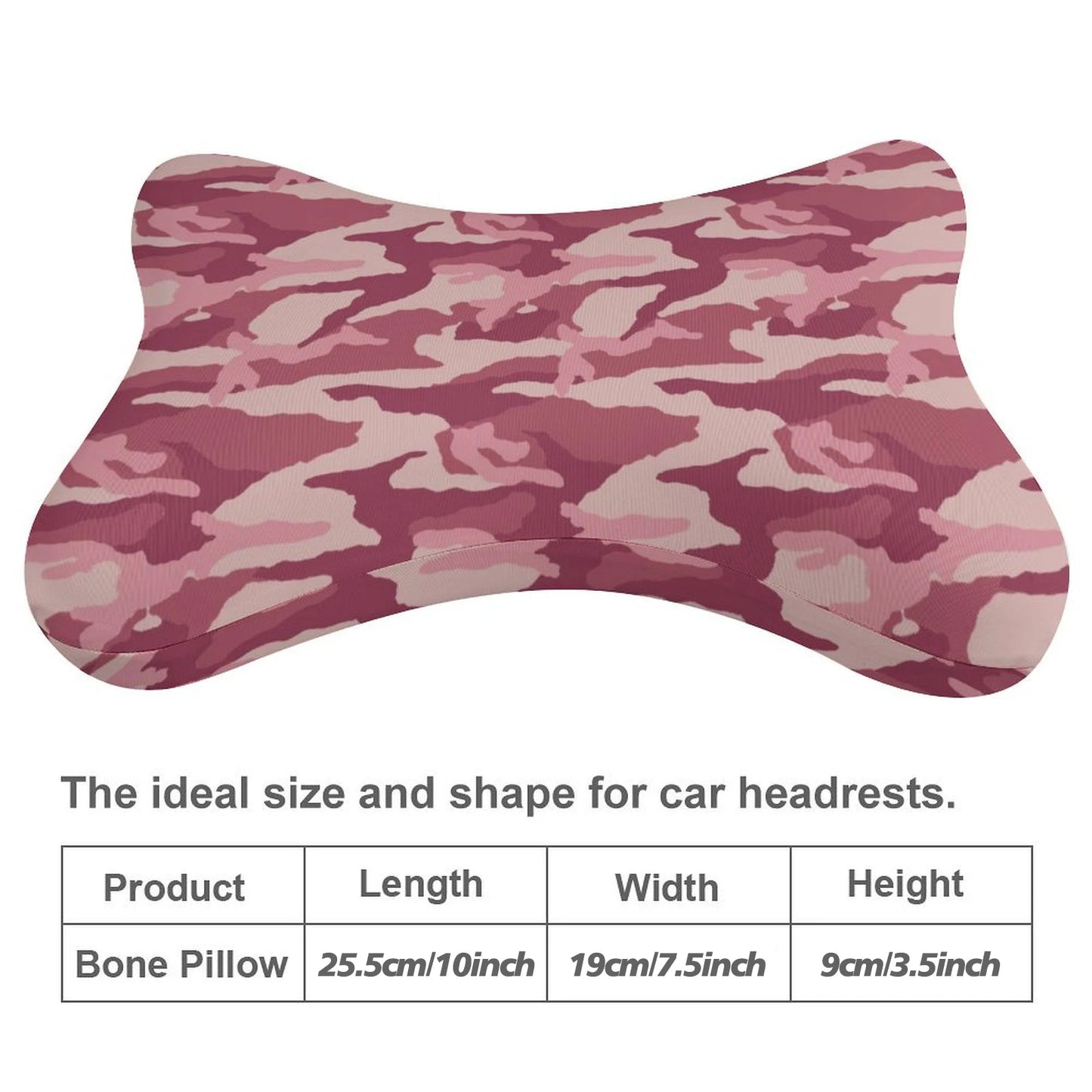 Camouflage Camp Decor Car Neck Pillow
