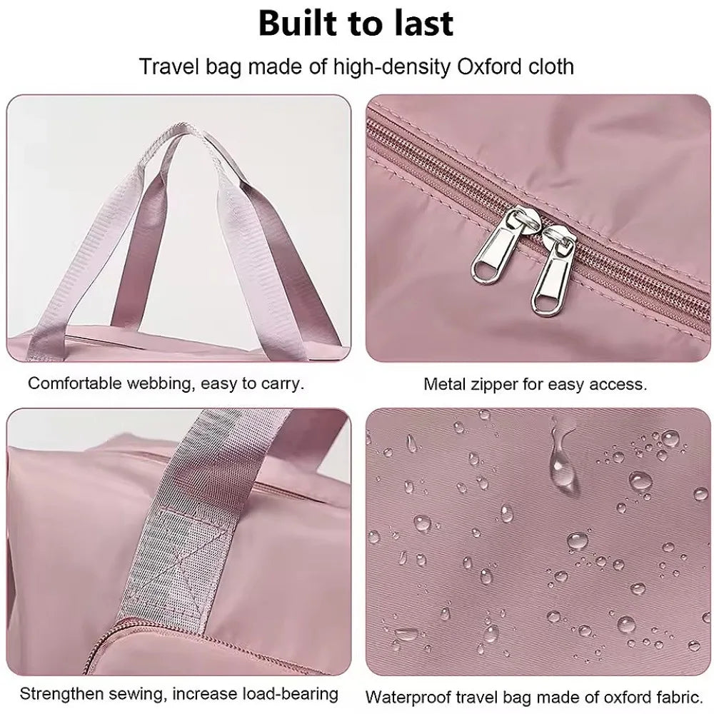 Oxford Cloth Travel Tote Bag