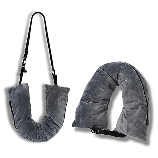 Multifunctional Fillable Travel Neck Pillow