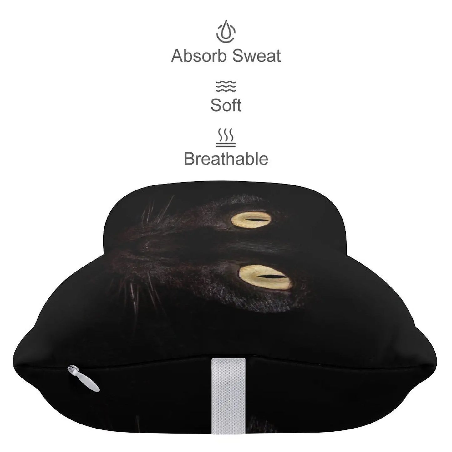 Cat Eyes Leopard Car Neck Pillow