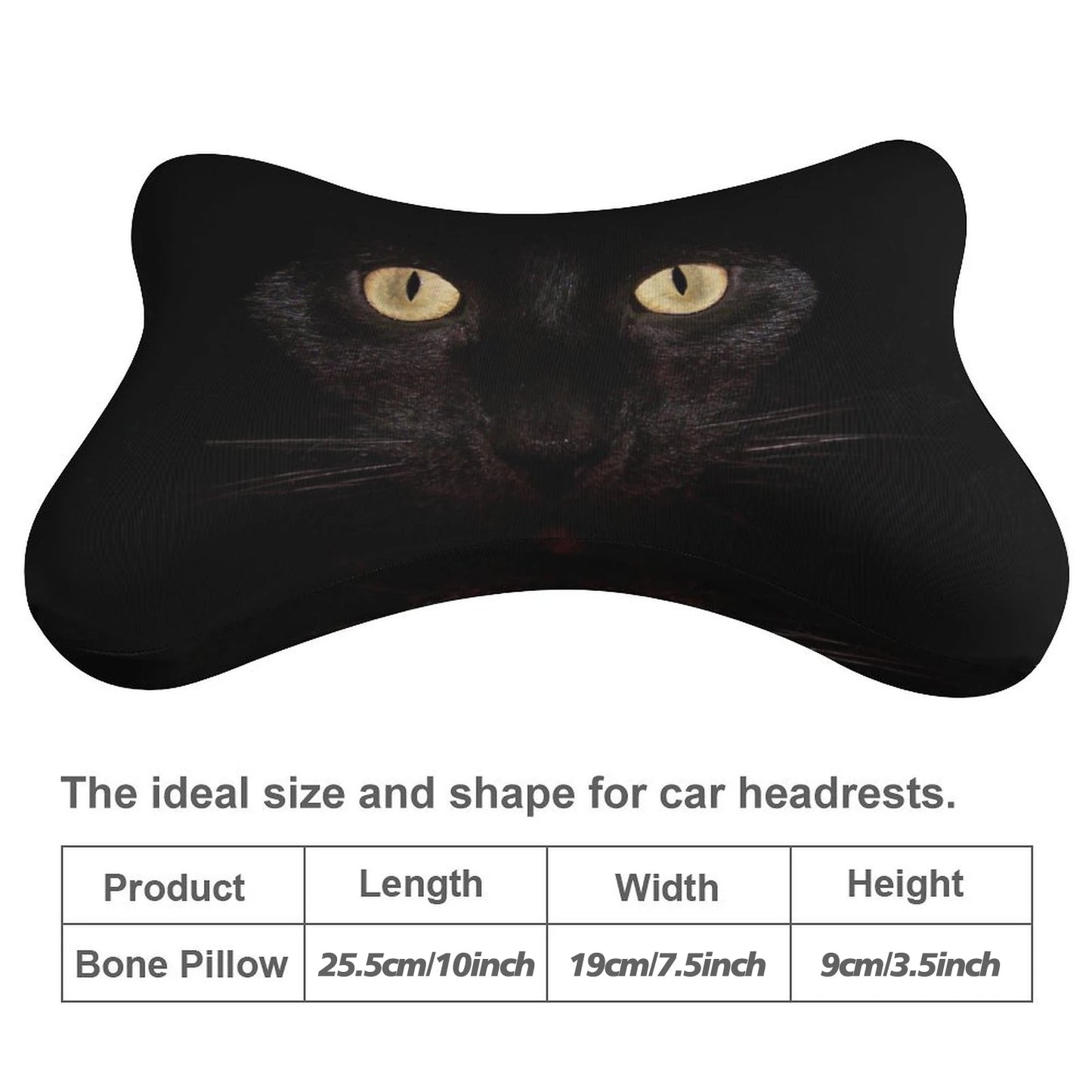 Cat Eyes Leopard Car Neck Pillow