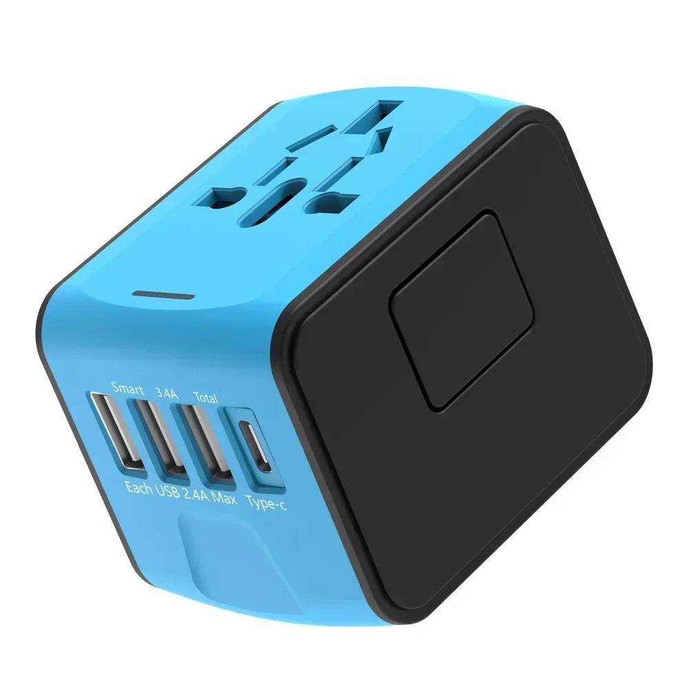 Melery Travel Adapter Universal Power Plug