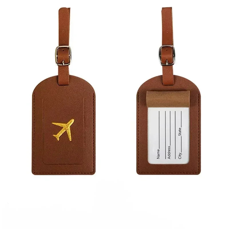 Handcrafted Leather Luggage Tags